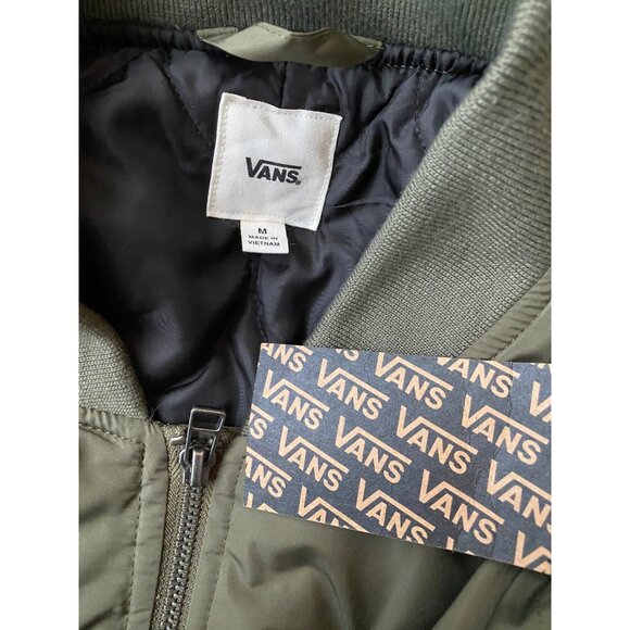 Vans women's long line bomber jacket NEW WITH TAGS - Picture 5 of 6